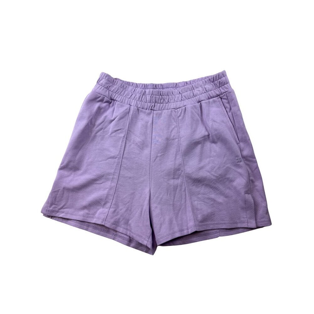 NEW Sweaty Betty Women's After Class Shorts Purple Pull On Athleisure Size 8